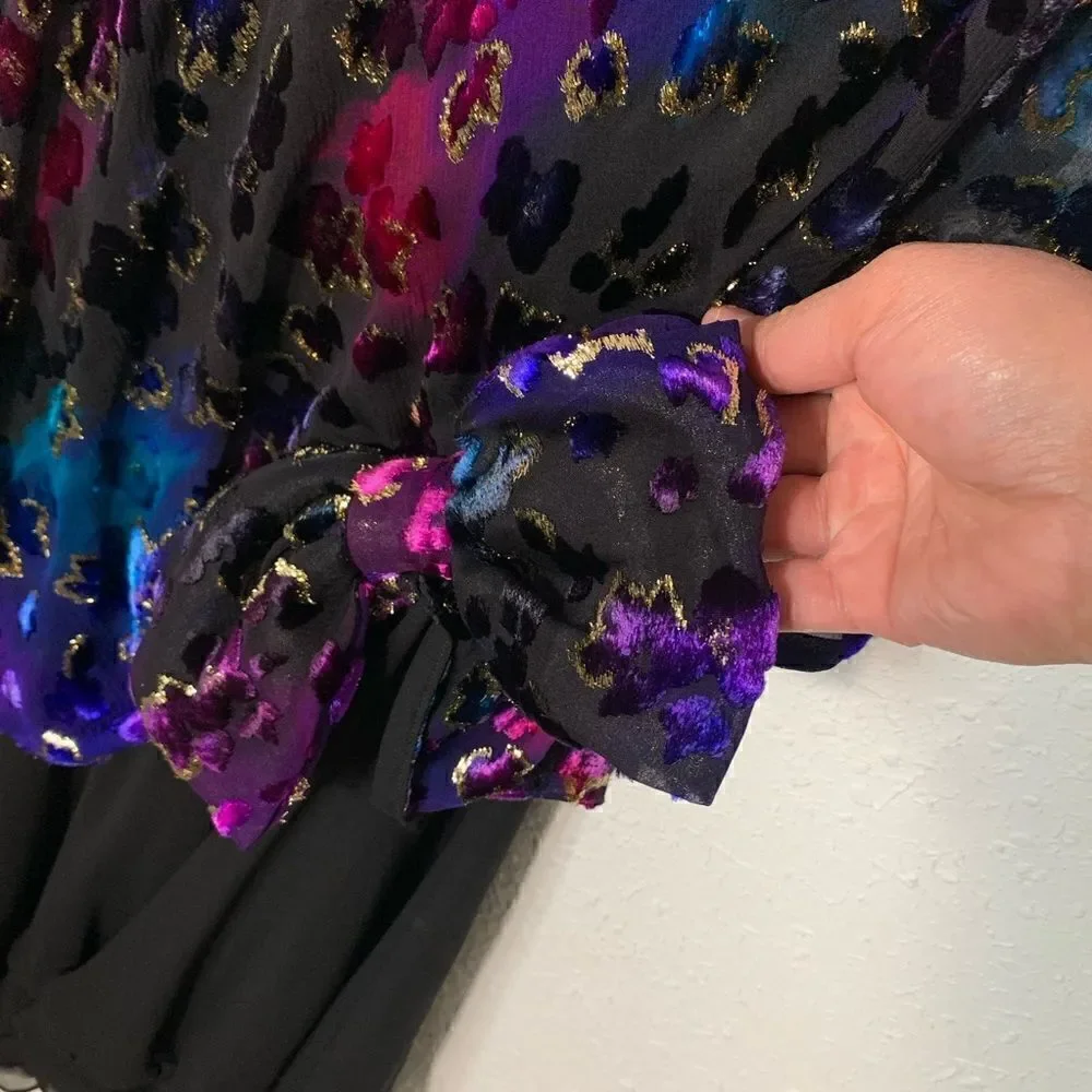 Judy Hornby 1980s multi color formal silk blend - Picture 10 of 10